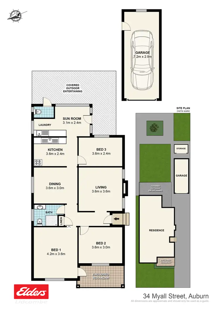 Floorplan of Homely house listing, 34 Myall Street, Auburn NSW 2144
