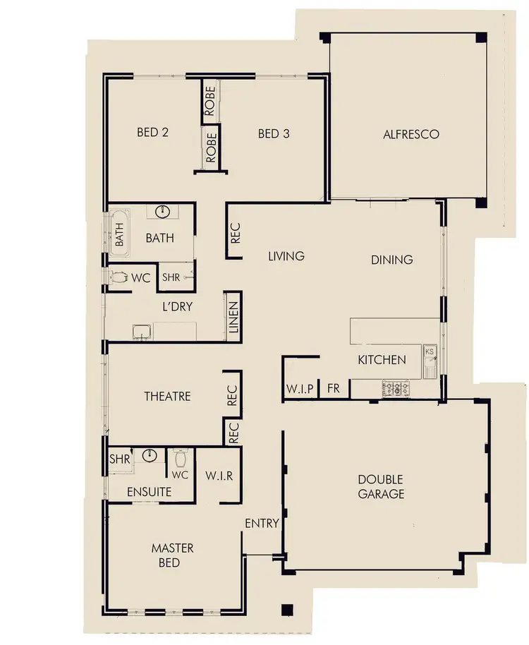 Floorplan of Homely house listing, 7 Dunsborough Court, Dawesville WA 6211