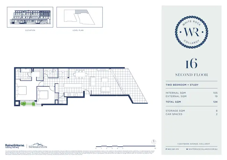 Floorplan of Homely unit listing, 16/1 Eastbank Avenue, Collaroy NSW 2097