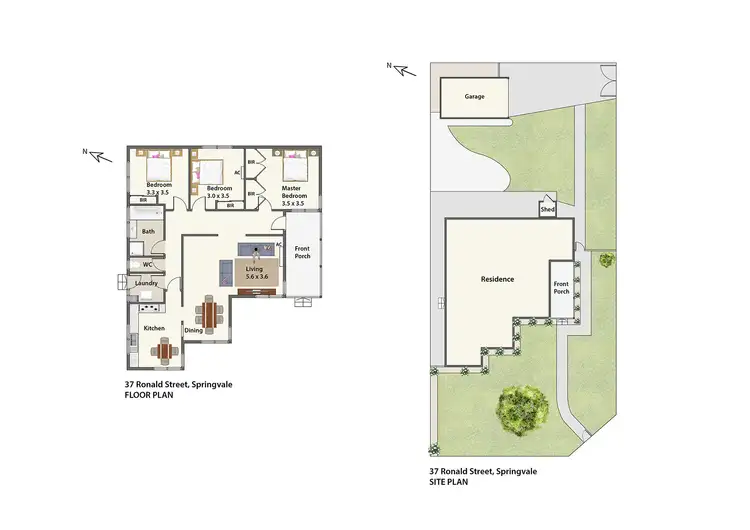 Floorplan of Homely house listing, 37 Donald Street, Springvale VIC 3171