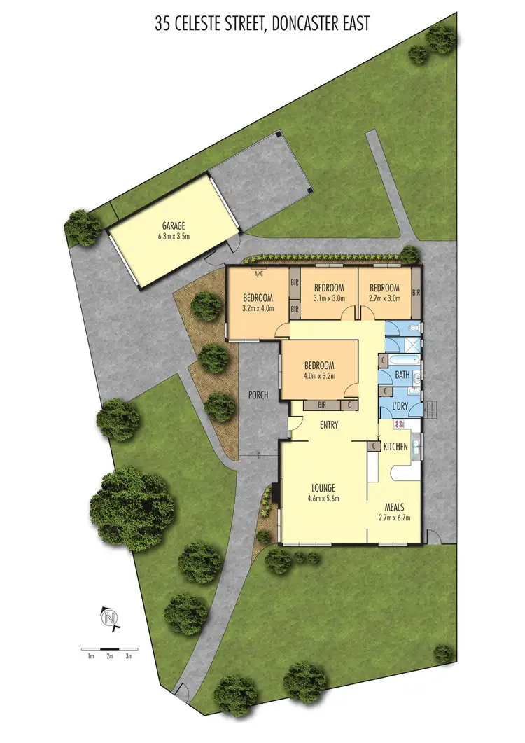 Floorplan of Homely house listing, 35 Celeste Street, Doncaster East VIC 3109