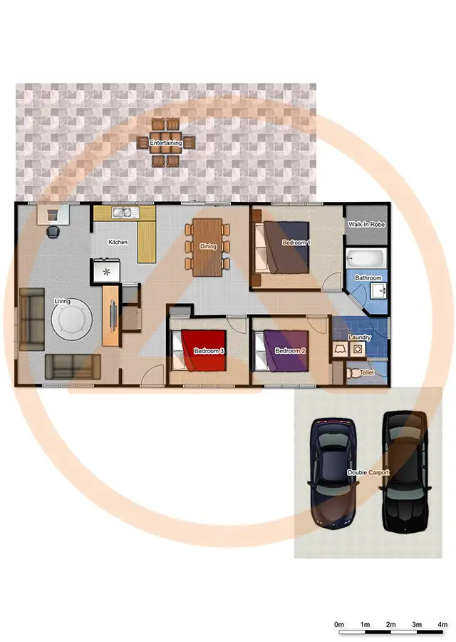 Floorplan of Homely house listing, 74 Owenia St, Algester QLD 4115