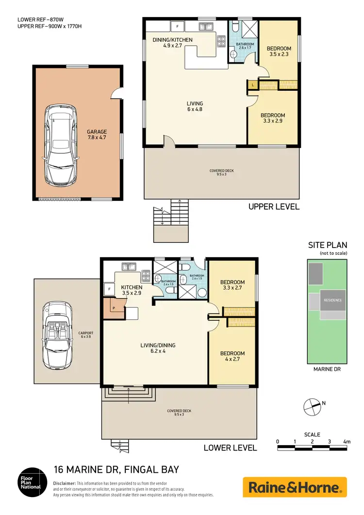 Floorplan of Homely house listing, 16 Marine Drive, Fingal Bay NSW 2315