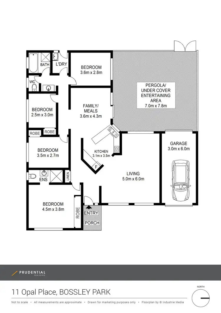 Floorplan of Homely house listing, 11 Opal Place, Bossley Park NSW 2176