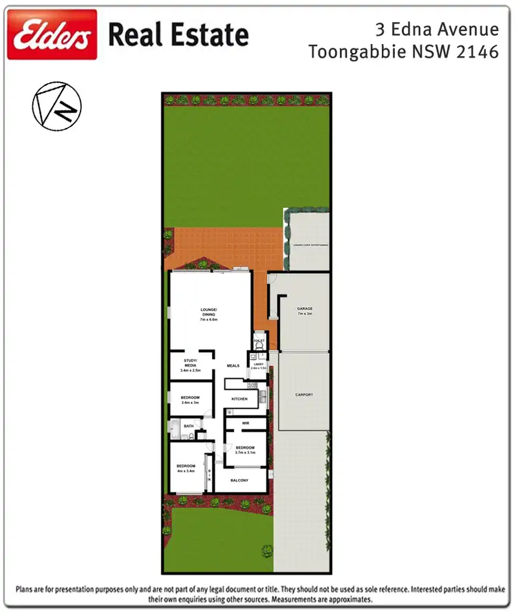 Floorplan of Homely house listing, 3 Edna Avenue, Toongabbie NSW 2146