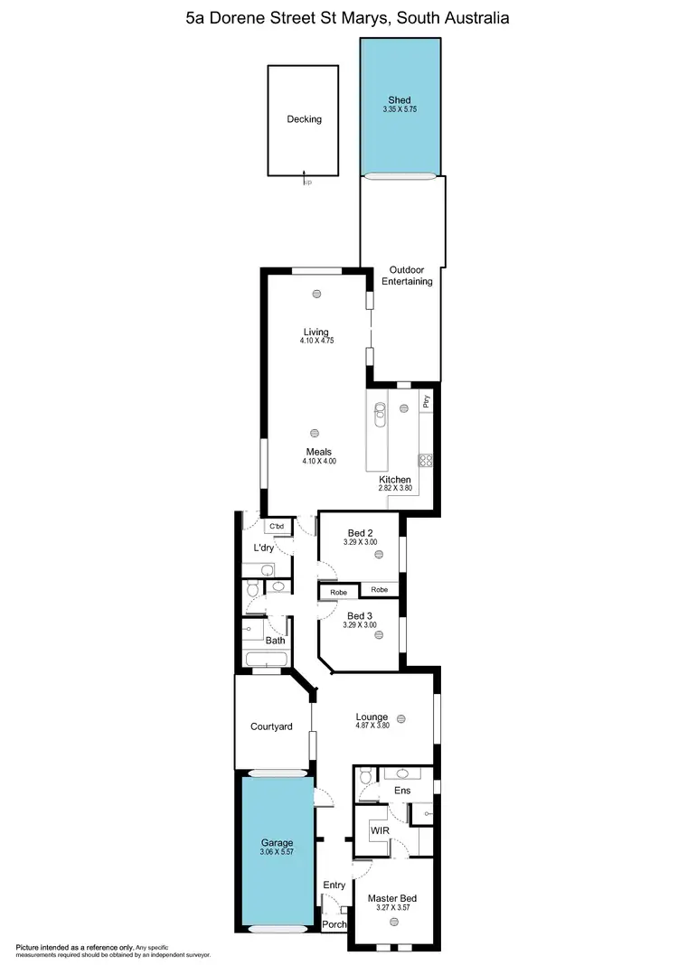Floorplan of Homely house listing, 5a Dorene Street, St Marys SA 5042