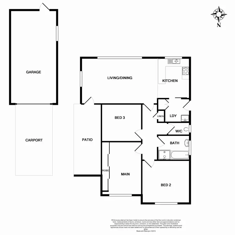 Floorplan of Homely house listing, 63 Redbill Drive, Woodberry NSW 2322