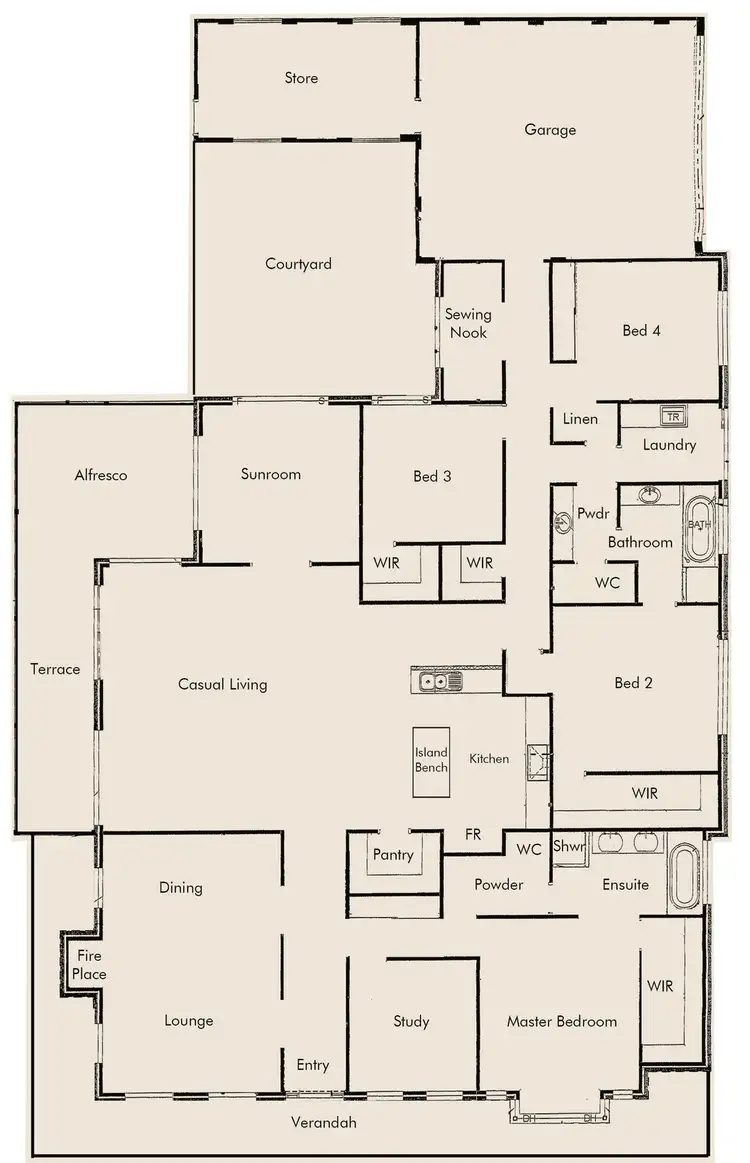 Floorplan of Homely house listing, 35 Honeytree Place, Falcon WA 6210