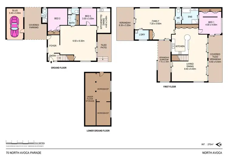 Floorplan of Homely house listing, 70 North Avoca Parade, North Avoca NSW 2260