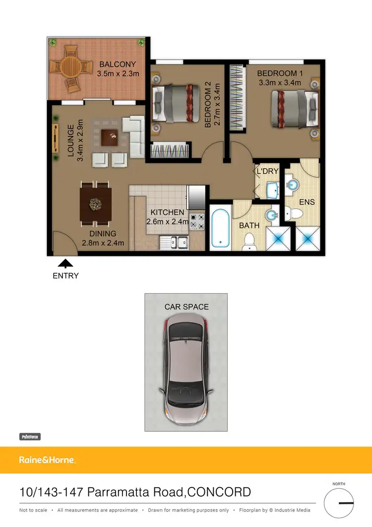 Floorplan of Homely apartment listing, 10/143-147 Parramatta Road, Concord NSW 2137