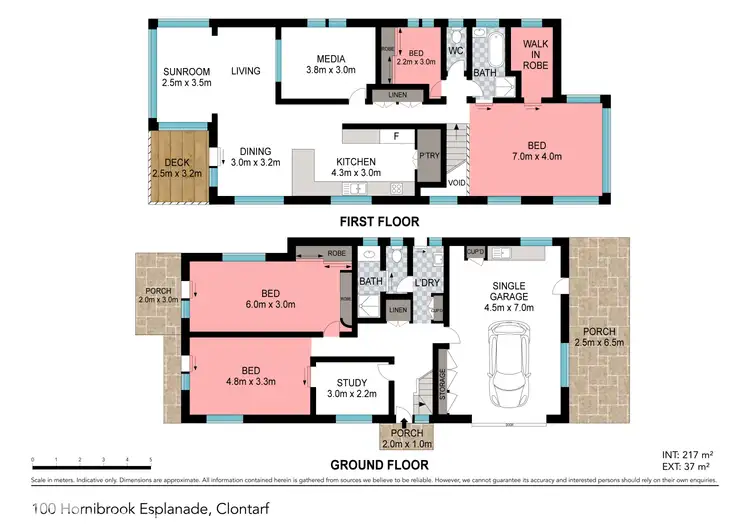 Floorplan of Homely house listing, 100 Hornibrook Esplanade, Clontarf QLD 4019