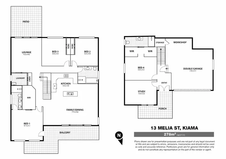 Floorplan of Homely house listing, 13 Melia Street, Kiama NSW 2533
