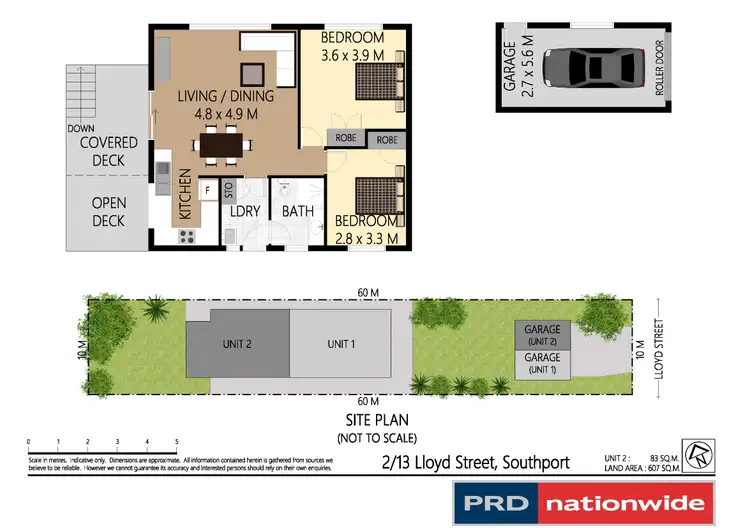 Floorplan of Homely semi-detached listing, 2/13 Lloyd Street, Southport QLD 4215