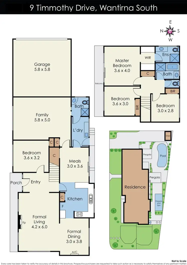 Floorplan of Homely house listing, 9 Timmothy Drive, Wantirna South VIC 3152