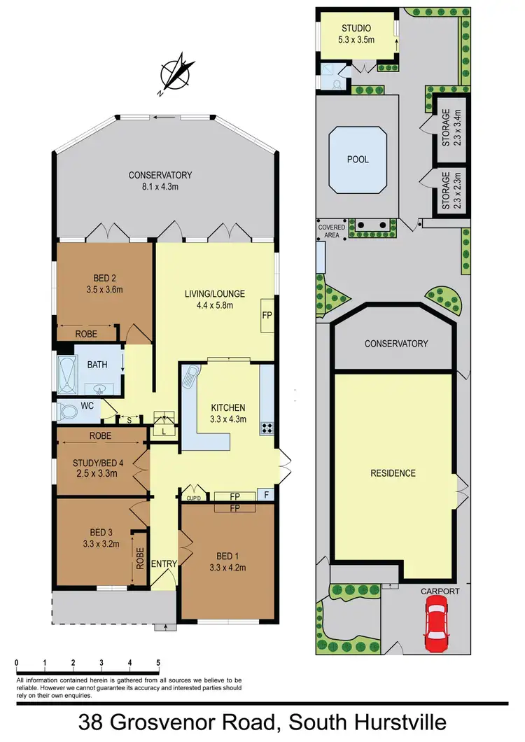Floorplan of Homely house listing, 38 Grosvenor Rd, South Hurstville NSW 2221