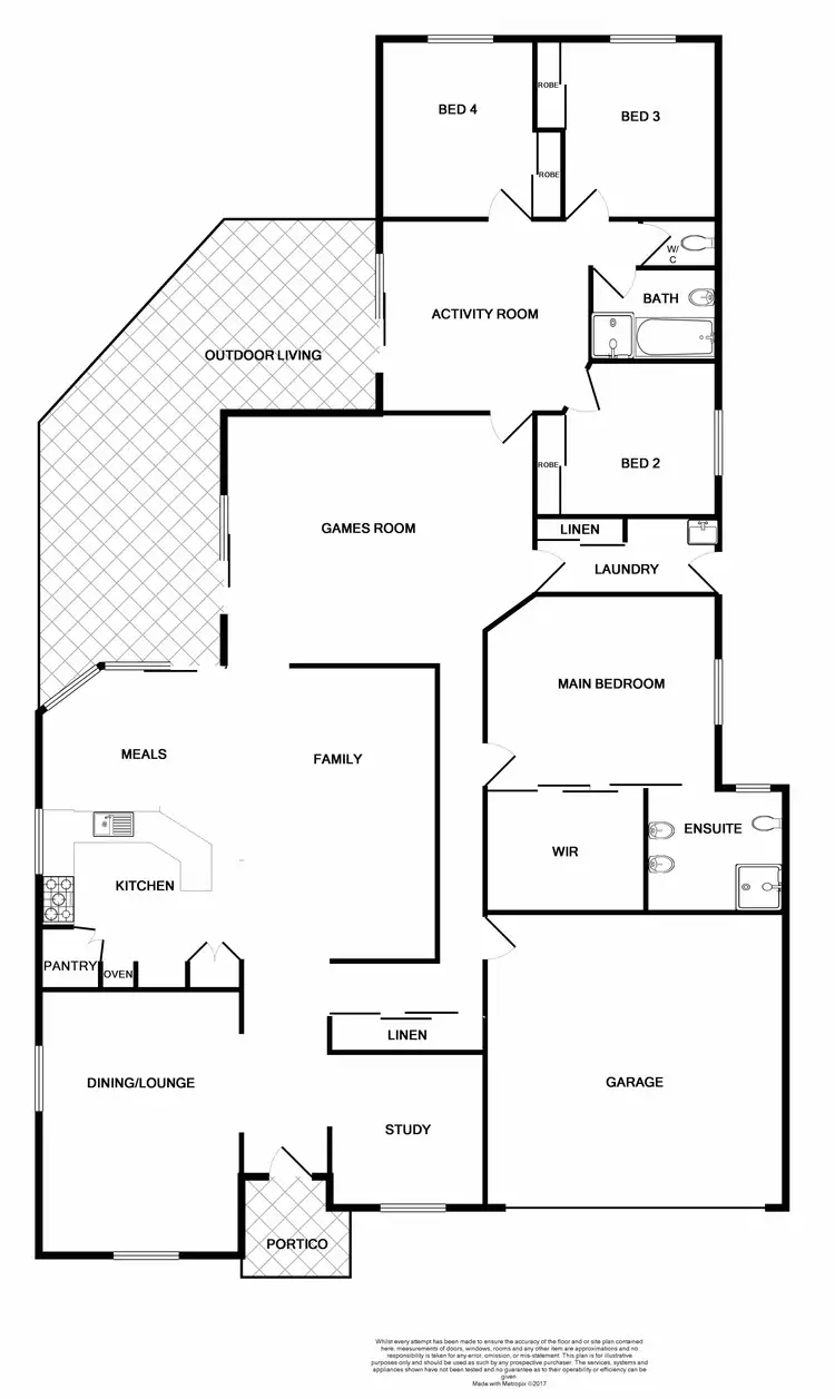 Floorplan of Homely house listing, 20 Prieska Way, East Maitland NSW 2323