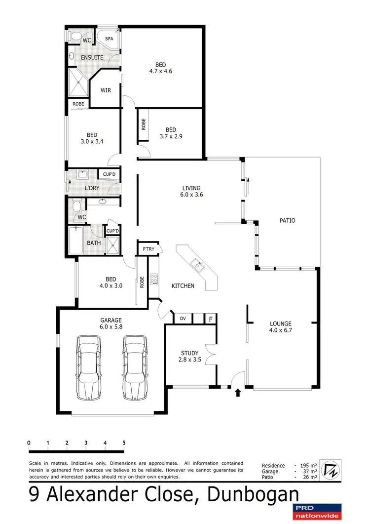 Floorplan of Homely house listing, 9 Alexander Close, Dunbogan NSW 2443