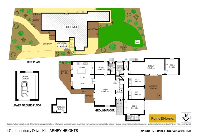 Floorplan of Homely house listing, 47 Londonderry Drive, Killarney Heights NSW 2087