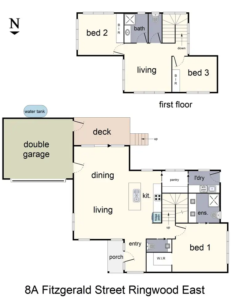 Floorplan of Homely land listing, 8A Fitzgerald Street, Ringwood East VIC 3135