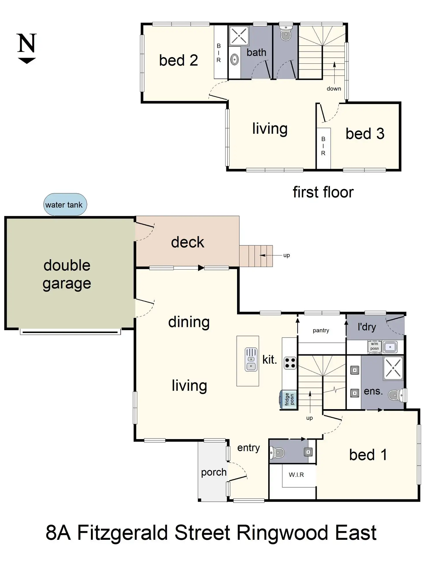 Floorplan of Homely land listing, 8A Fitzgerald Street, Ringwood East VIC 3135