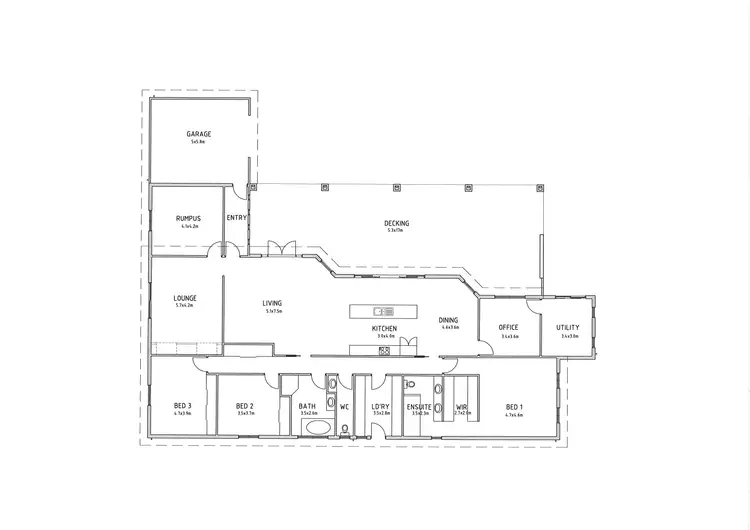 Floorplan of Homely house listing, 26 Stanhope Drive, Robe SA 5276