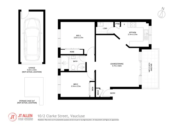 Floorplan of Homely apartment listing, 10/2 Clarke Street, Vaucluse NSW 2030