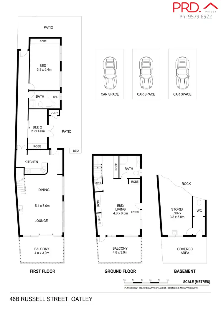 Floorplan of Homely house listing, 46B Russell Street, Oatley NSW 2223