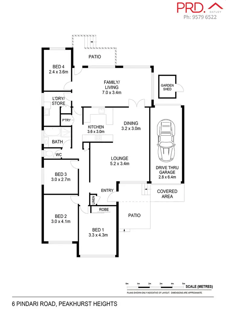 Floorplan of Homely house listing, 6 Pindari Road, Peakhurst Heights NSW 2210