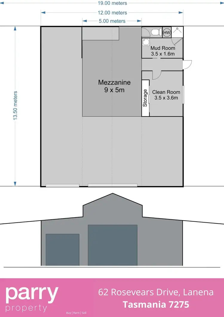 Floorplan of Homely land listing, 62 Rosevears Drive, Lanena TAS 7275