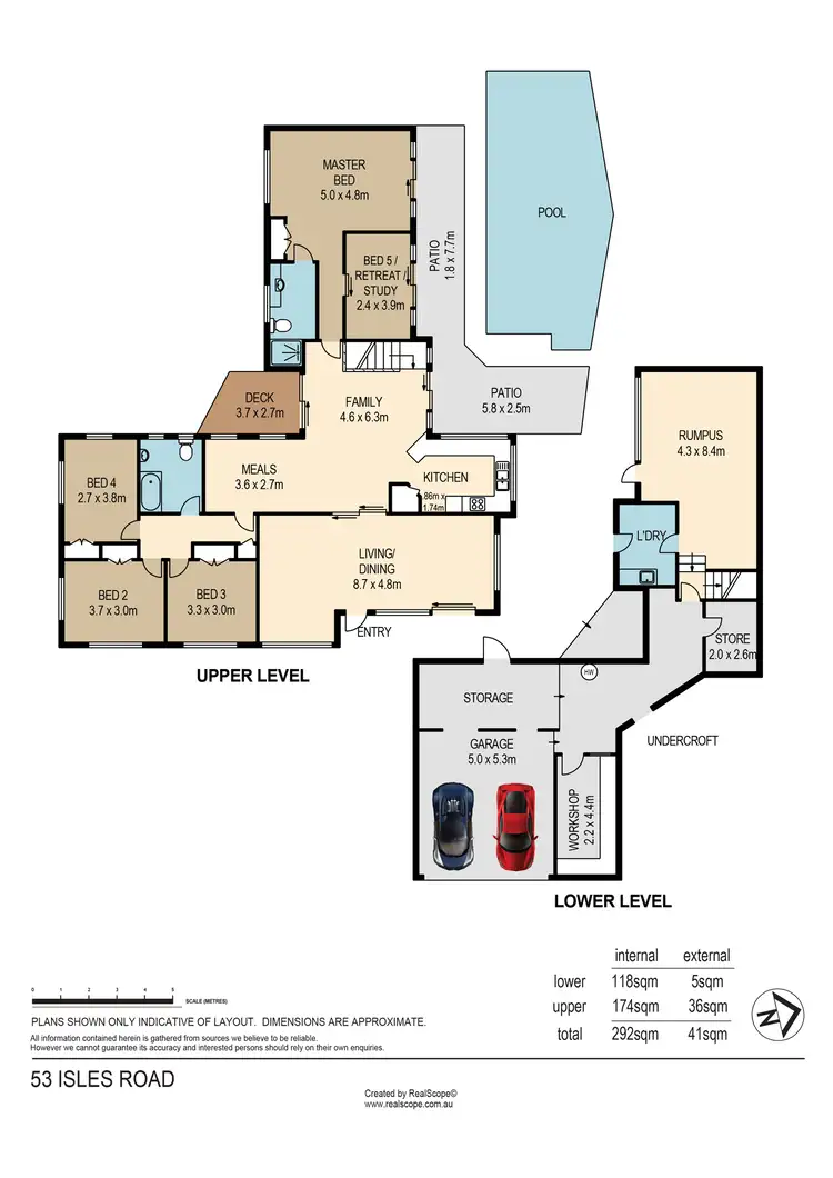 Floorplan of Homely house listing, 53 Isles Road, Indooroopilly QLD 4068