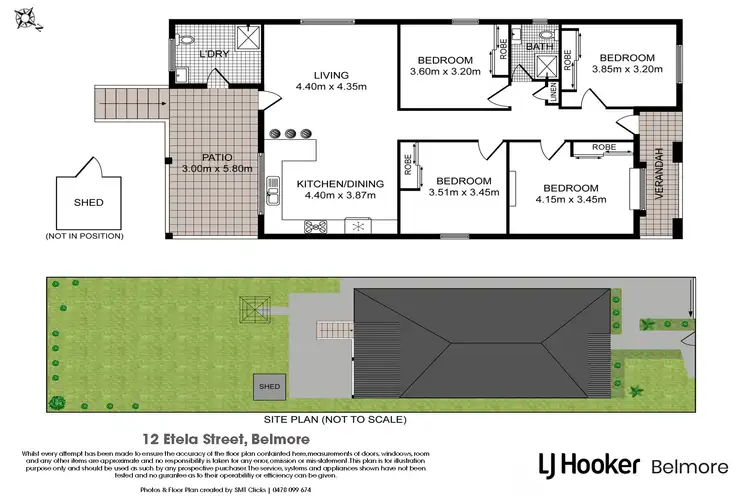 Floorplan of Homely house listing, 12 Etela Street, Belmore NSW 2192