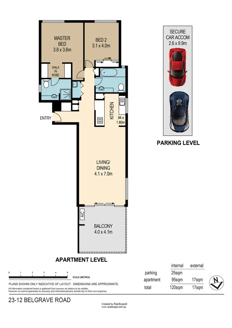 Floorplan of Homely unit listing, 23/12 Belgrave Road, Indooroopilly QLD 4068