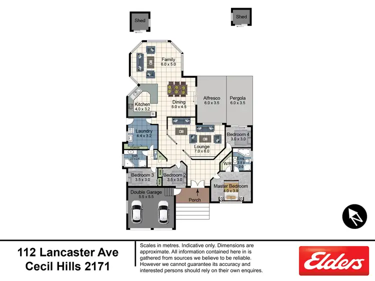 Floorplan of Homely house listing, 112 Lancaster Avenue, Cecil Hills NSW 2171