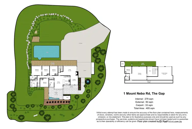 Floorplan of Homely house listing, 1 Mount Nebo Road, The Gap QLD 4061