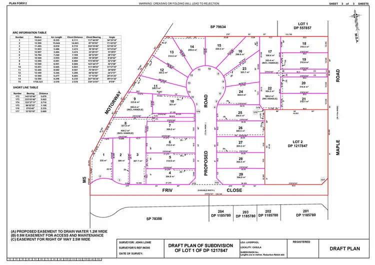 Floorplan of Homely land listing, 44-46 Maple Road, Casula NSW 2170