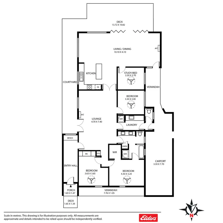 Floorplan of Homely house listing, 2/1A Billabong Road, Goolwa South SA 5214