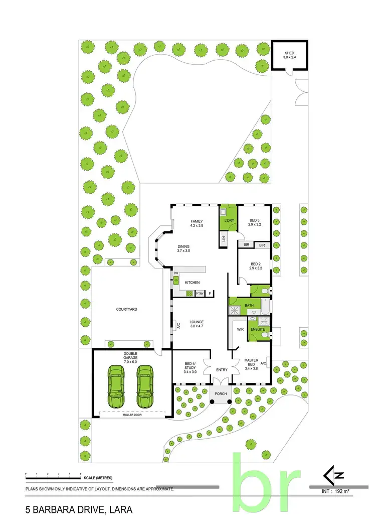 Floorplan of Homely house listing, 5 Barbara Drive, Lara VIC 3212