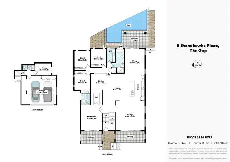 Floorplan of Homely house listing, 5 Stonehawke Place, The Gap QLD 4061