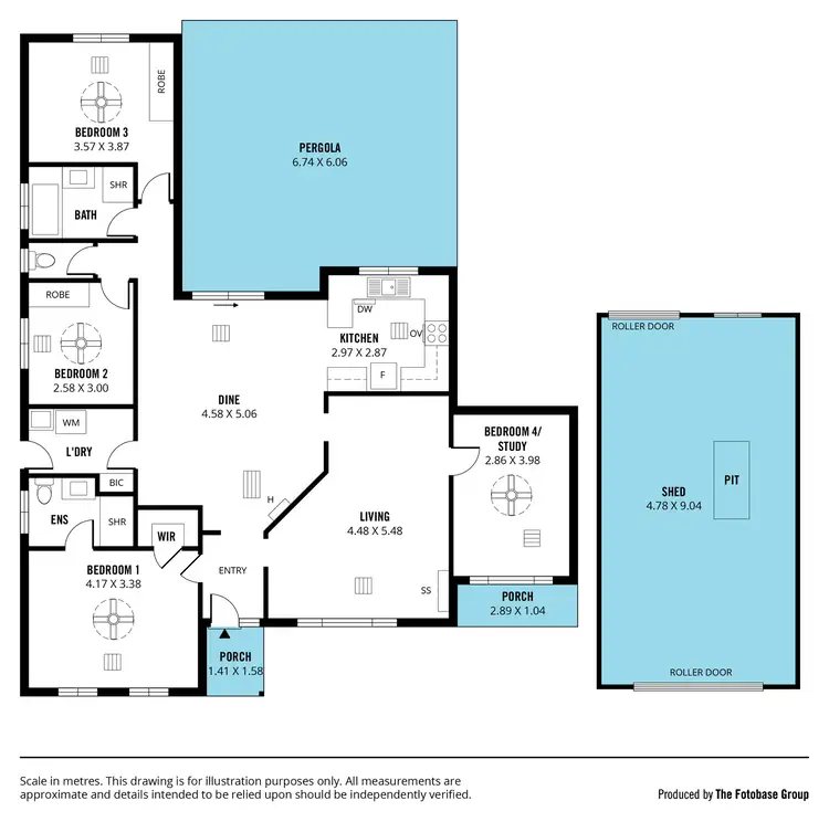 Floorplan of Homely house listing, 4 Sinclair Court, Old Reynella SA 5161