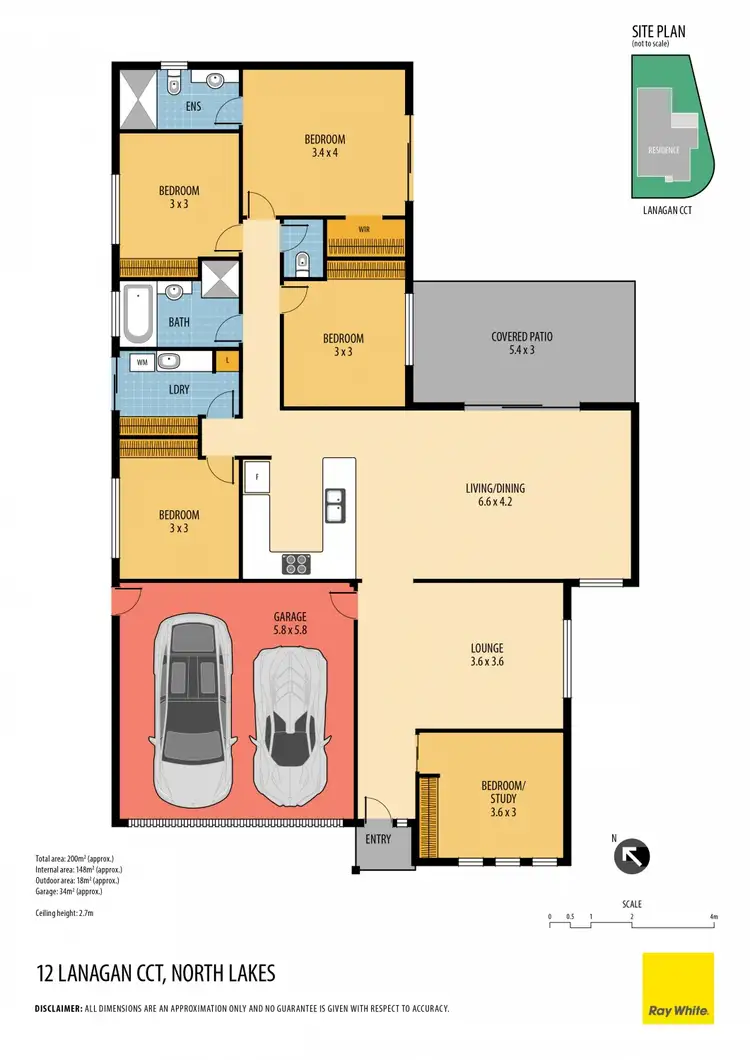 Floorplan of Homely house listing, 12 Lanagan Circuit, North Lakes QLD 4509