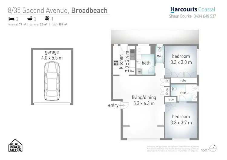 Floorplan of Homely apartment listing, 8/35 Second Avenue, Broadbeach QLD 4218