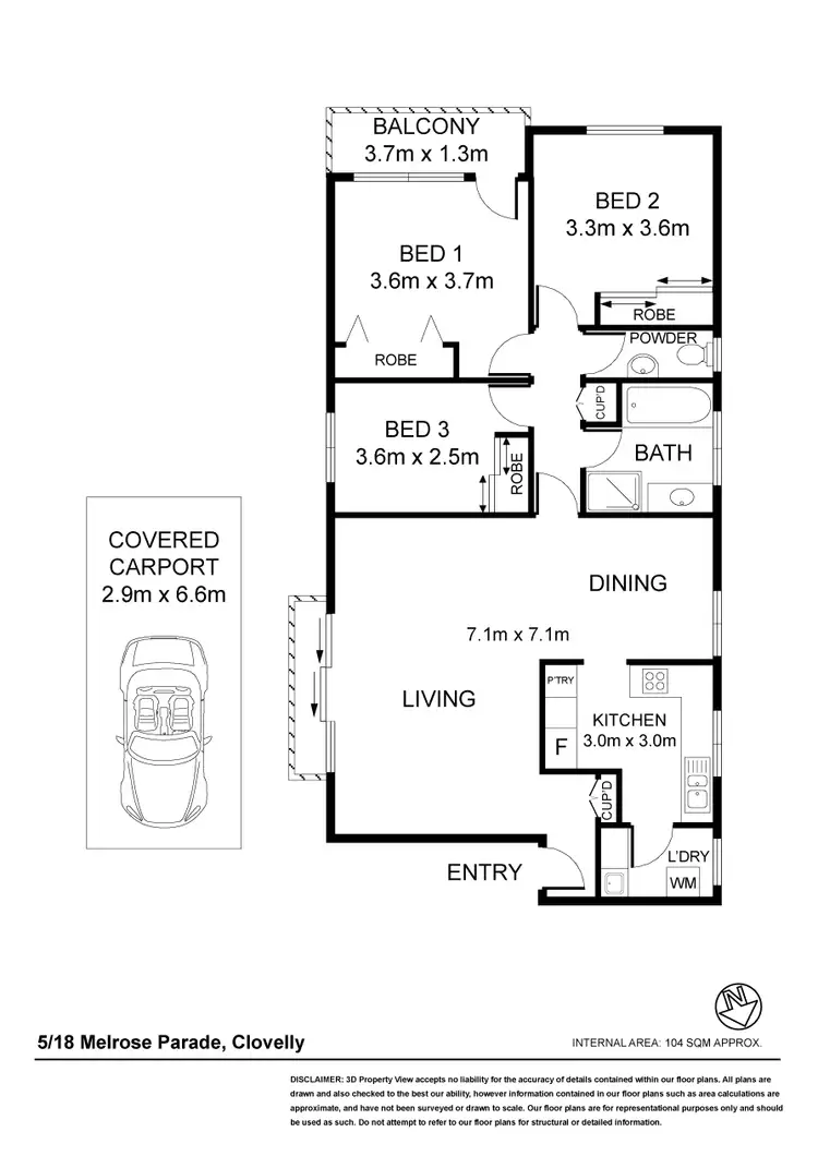 Floorplan of Homely apartment listing, 5/18 Melrose Parade, Clovelly NSW 2031