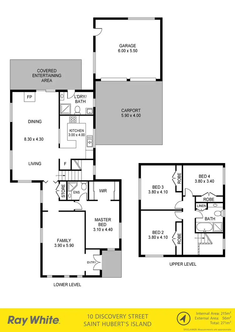 Floorplan of Homely house listing, 10 Discovery Street, St Huberts Island NSW 2257
