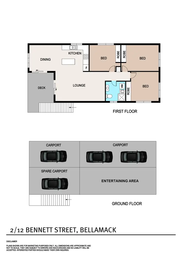 Floorplan of Homely house listing, 2/12 Bennett Street, Bellamack NT 832