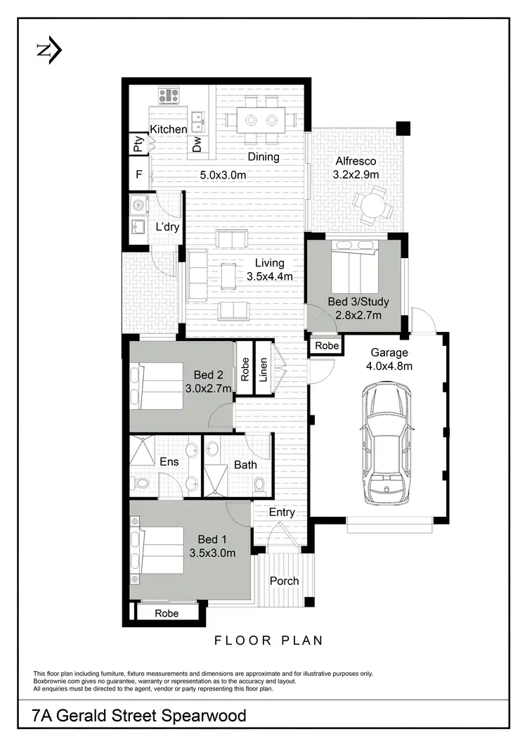 Floorplan of Homely house listing, 7A Gerald Street, Spearwood WA 6163