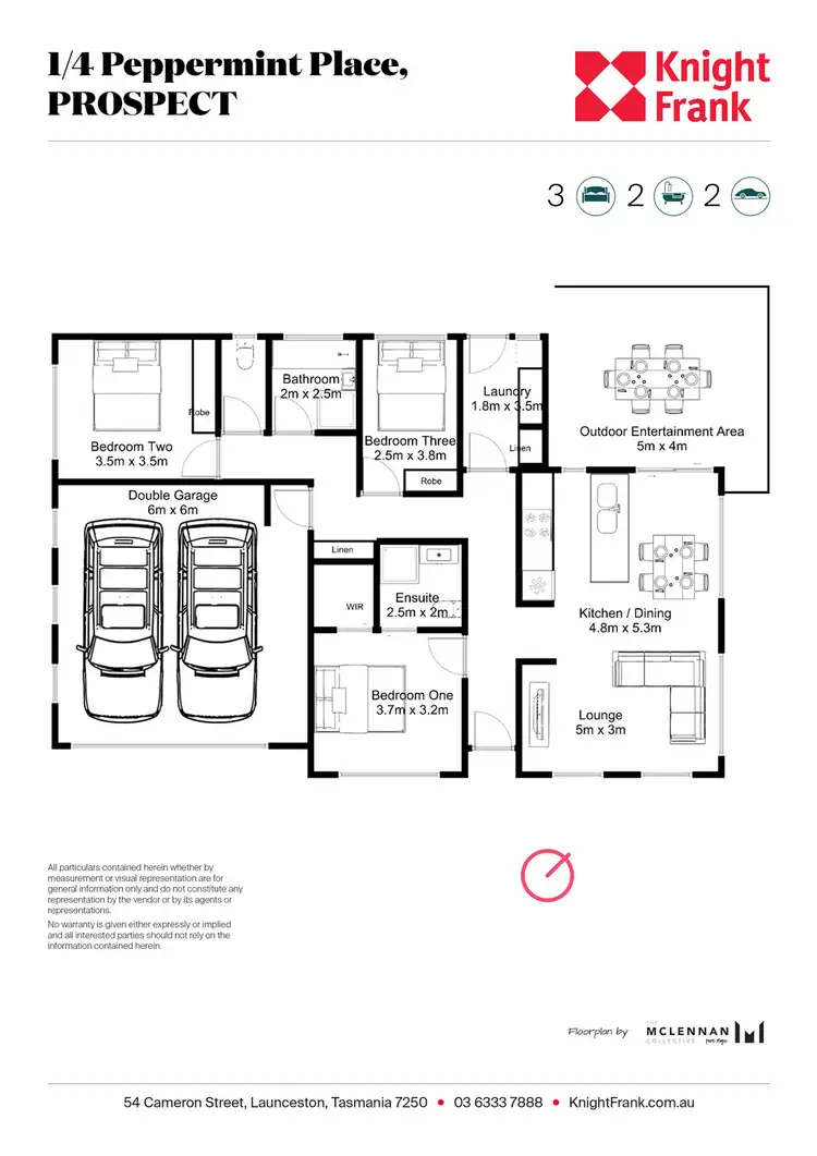 Floorplan of Homely house listing, 1/4 Peppermint Place, Prospect TAS 7250