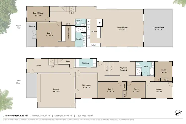 Floorplan of Homely house listing, 28 Surrey Street, Red Hill QLD 4059