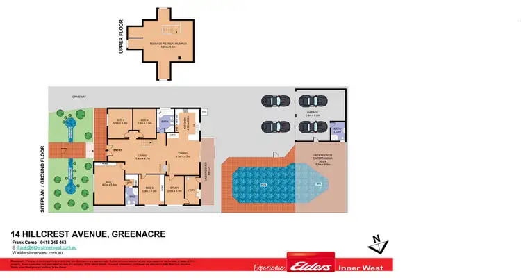 Floorplan of Homely house listing, 14 Hillcrest Avenue, Greenacre NSW 2190