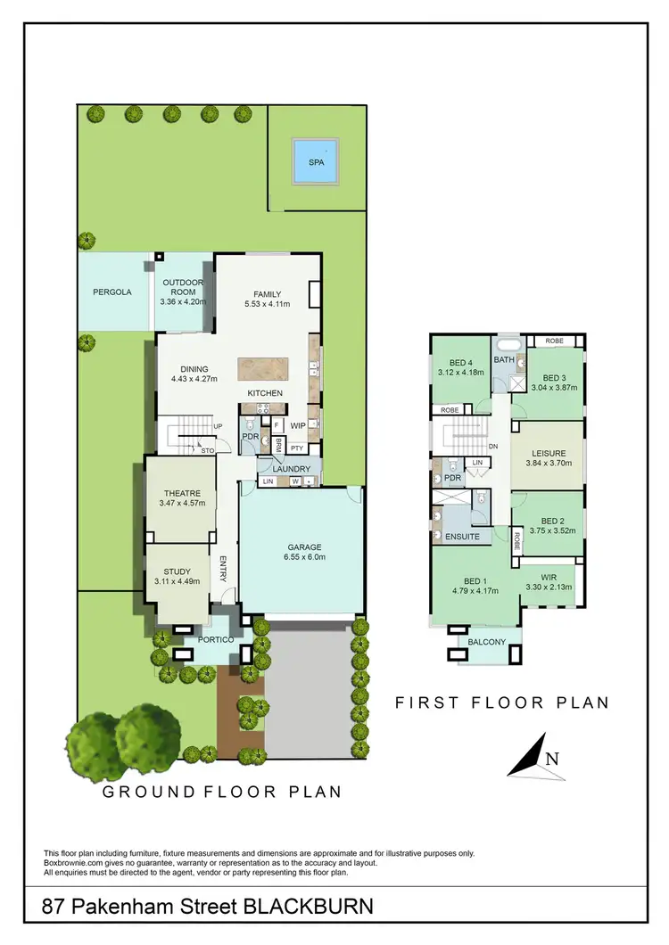 Floorplan of Homely house listing, 87 Pakenham Street, Blackburn VIC 3130