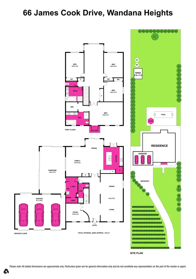 Floorplan of Homely house listing, 66 James Cook Drive, Wandana Heights VIC 3216